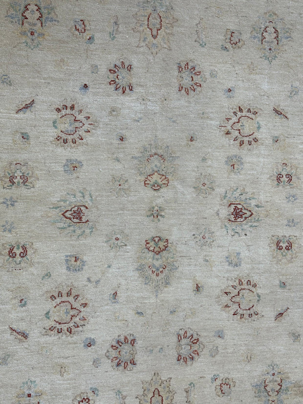 Afghan Chobi Natural Dye wool pile area rug 235x165cm