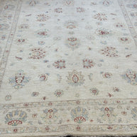 Afghan Chobi Natural Dye wool pile area rug 235x165cm