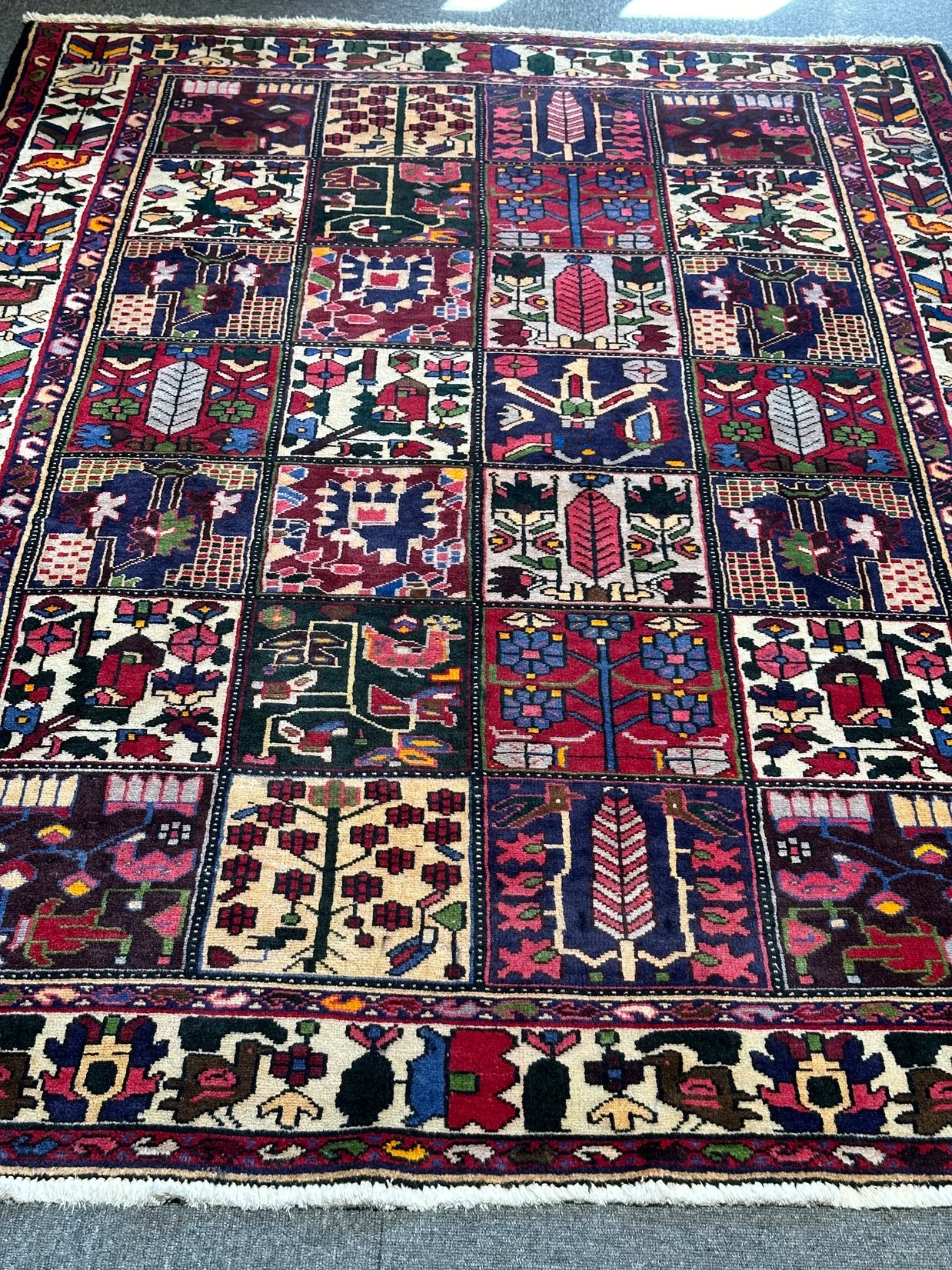 Persian Bakhtiari garden design 220x155cm