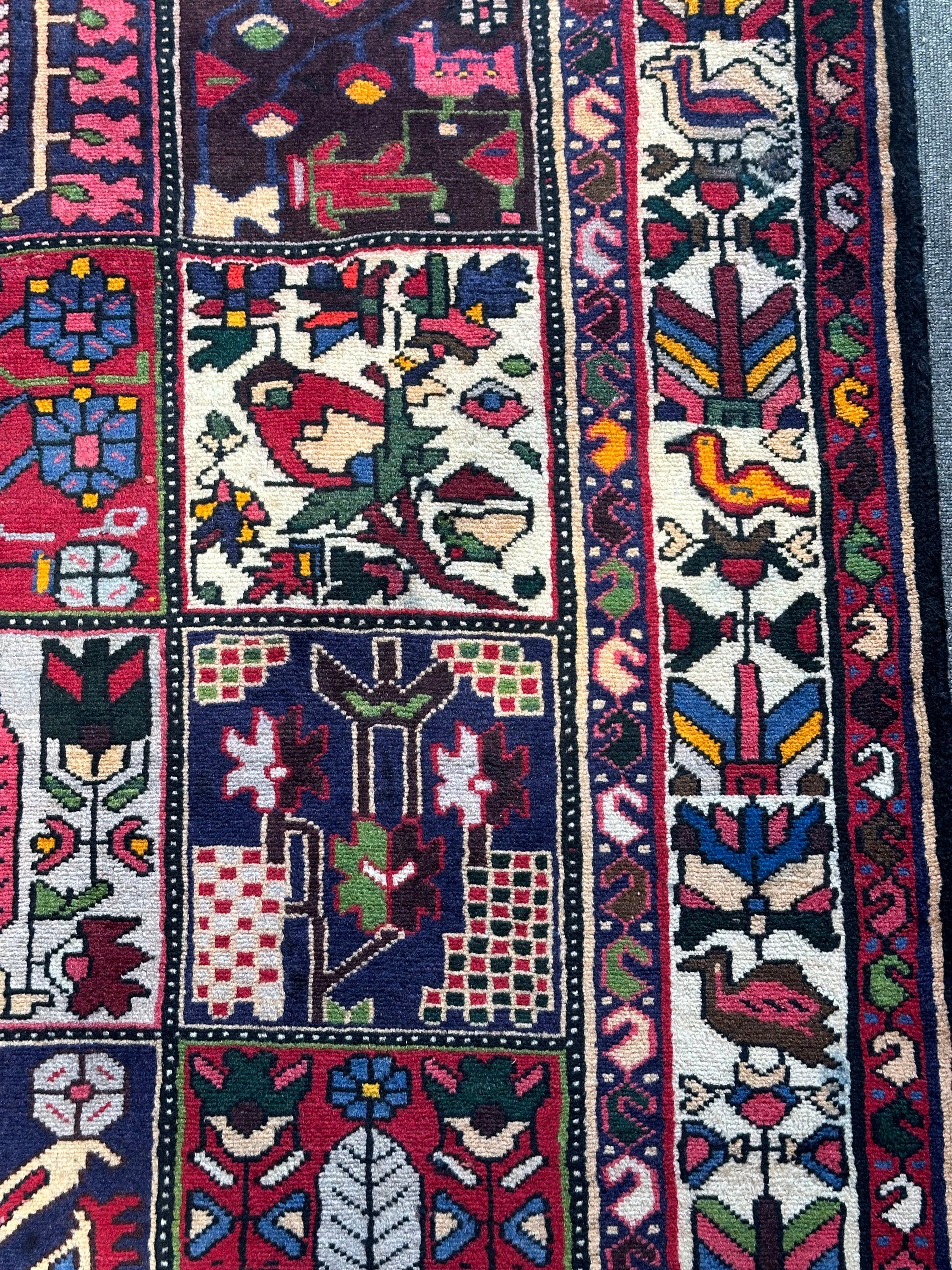 Persian Bakhtiari garden design 220x155cm
