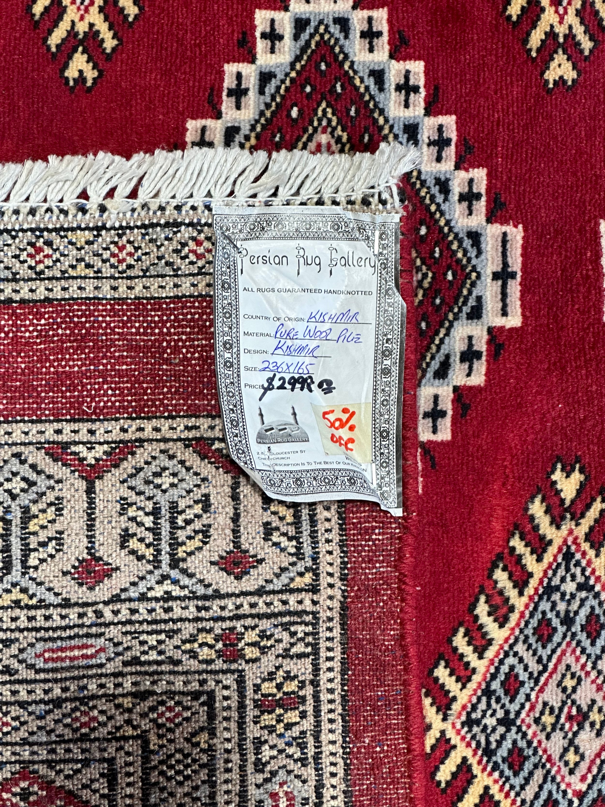 Fine Jaldar Hand Knotted Pure wool pile area rug 236x165