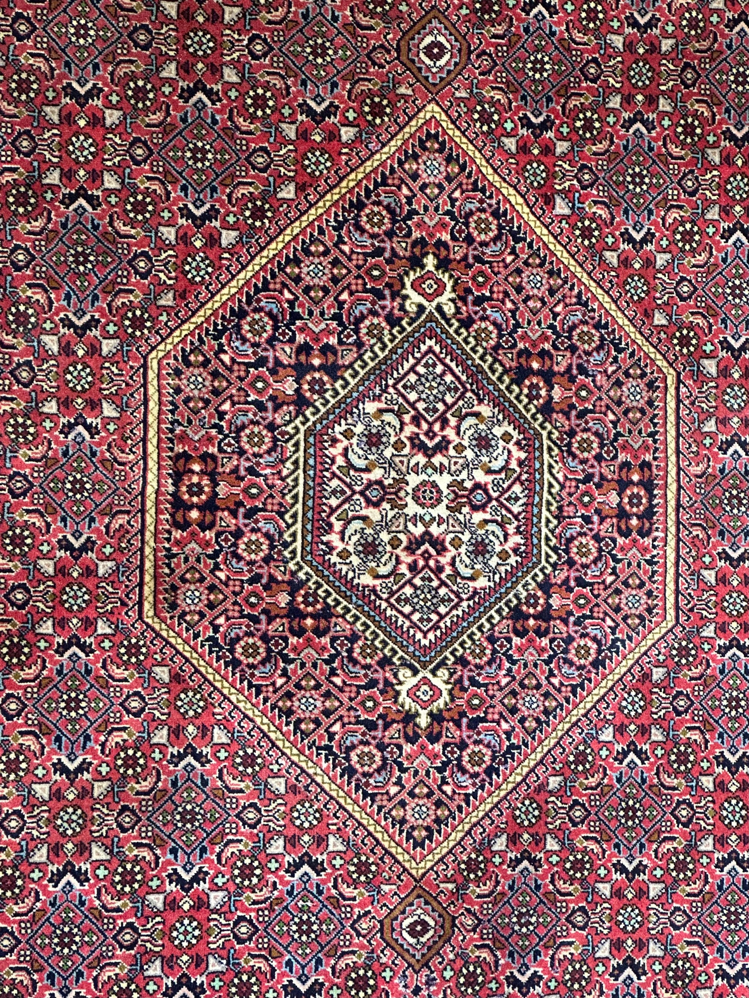 Persian Bidjar Fine knotted Handmade Wool Rug