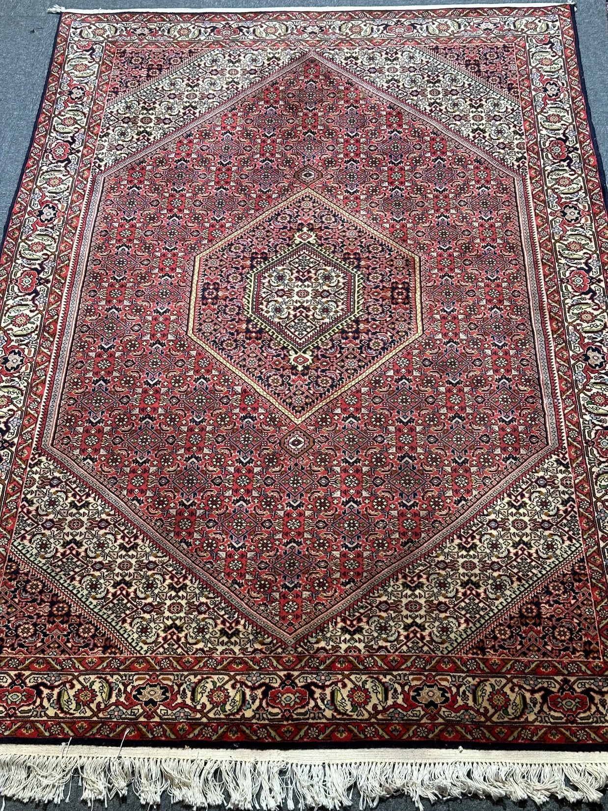 Persian Bidjar Fine knotted Handmade Wool Rug