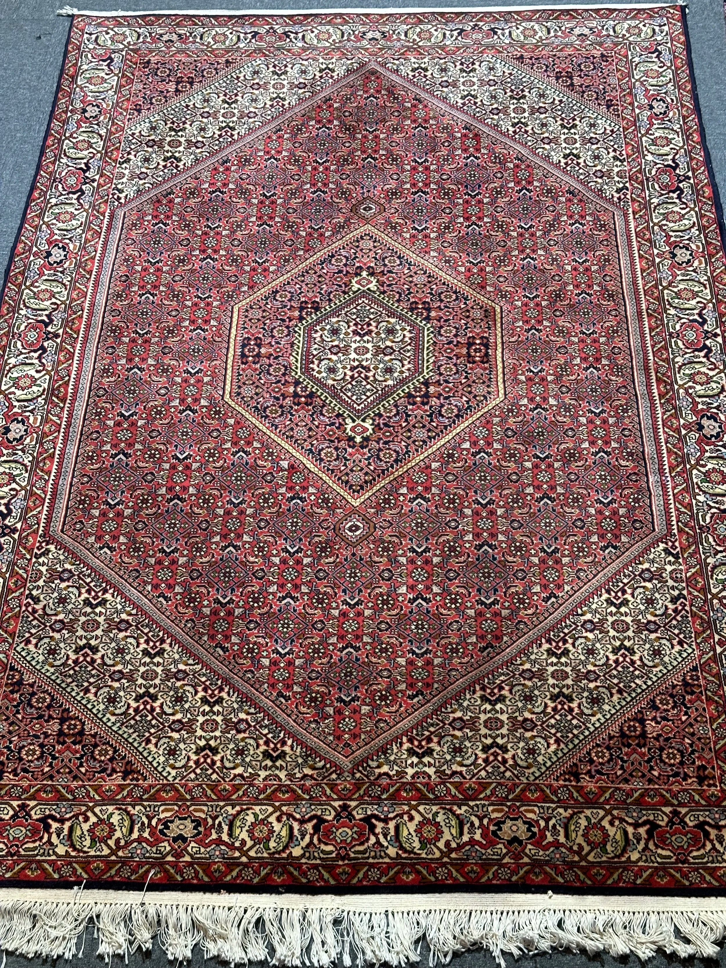 Persian Bidjar Fine knotted Handmade Wool Rug