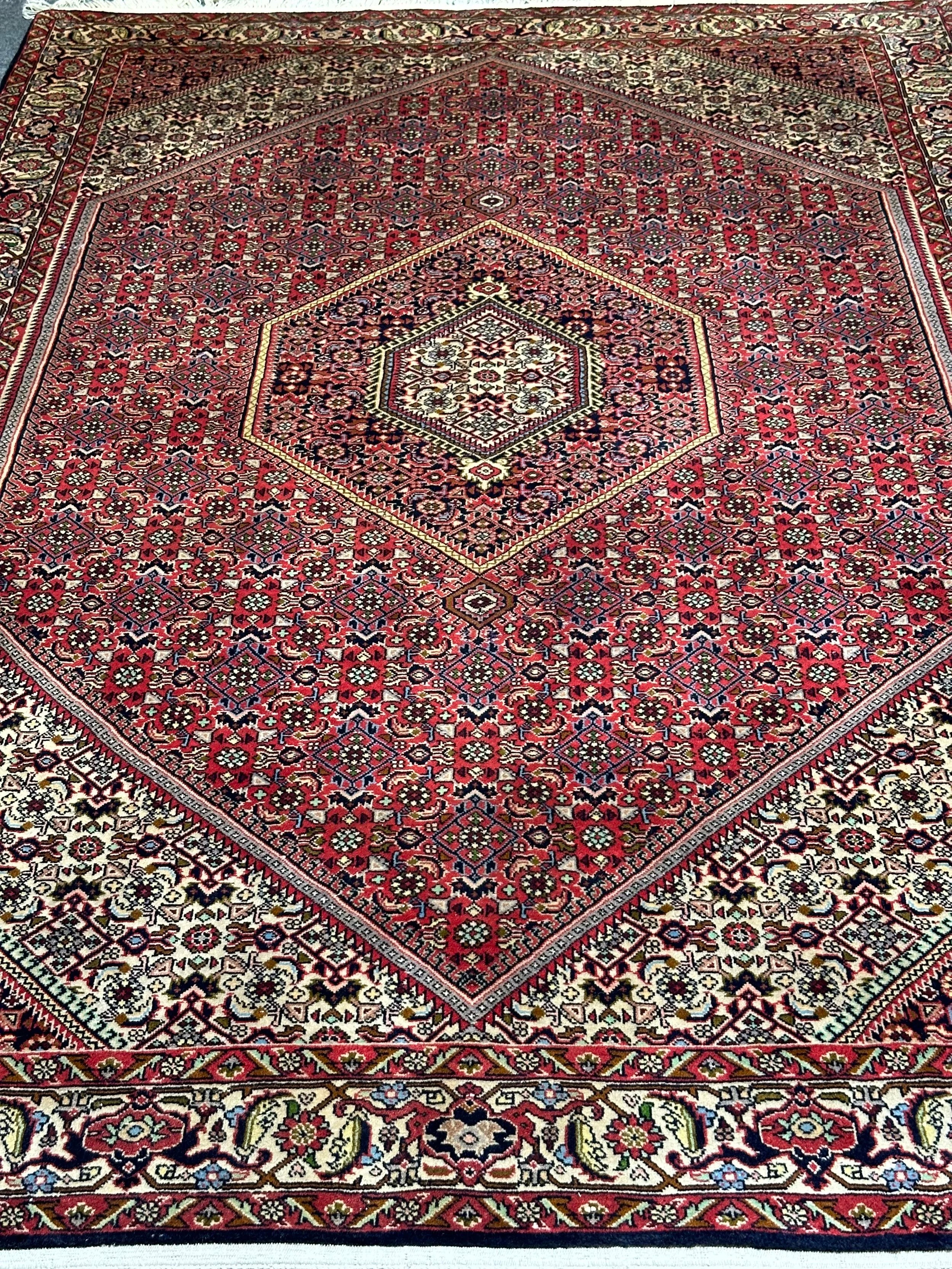 Persian Bidjar Fine knotted Handmade Wool Rug