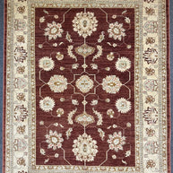 Tribal Chob Rang Afghan Natural Dyepure wool pile rug