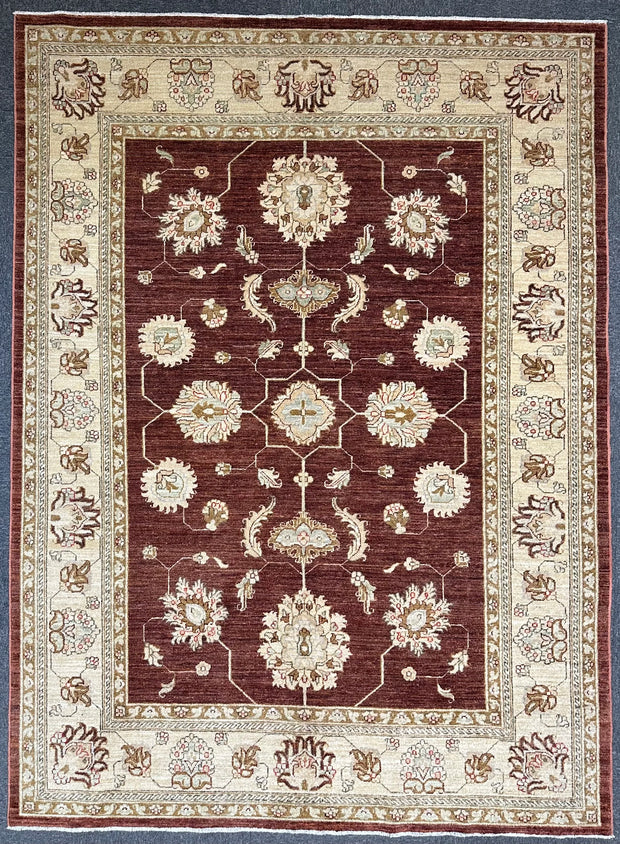 Tribal Chob Rang Afghan Natural Dyepure wool pile rug