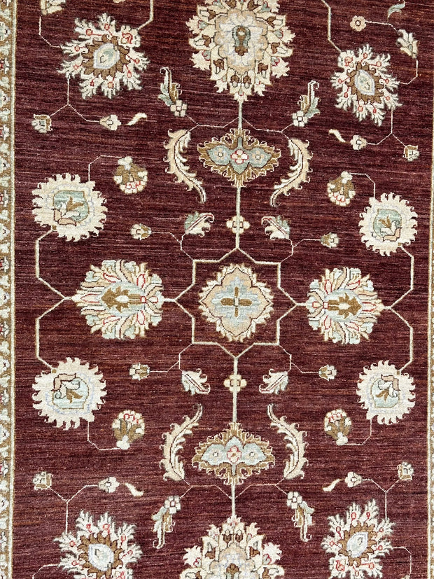 Tribal Chob Rang Afghan Natural Dyepure wool pile rug