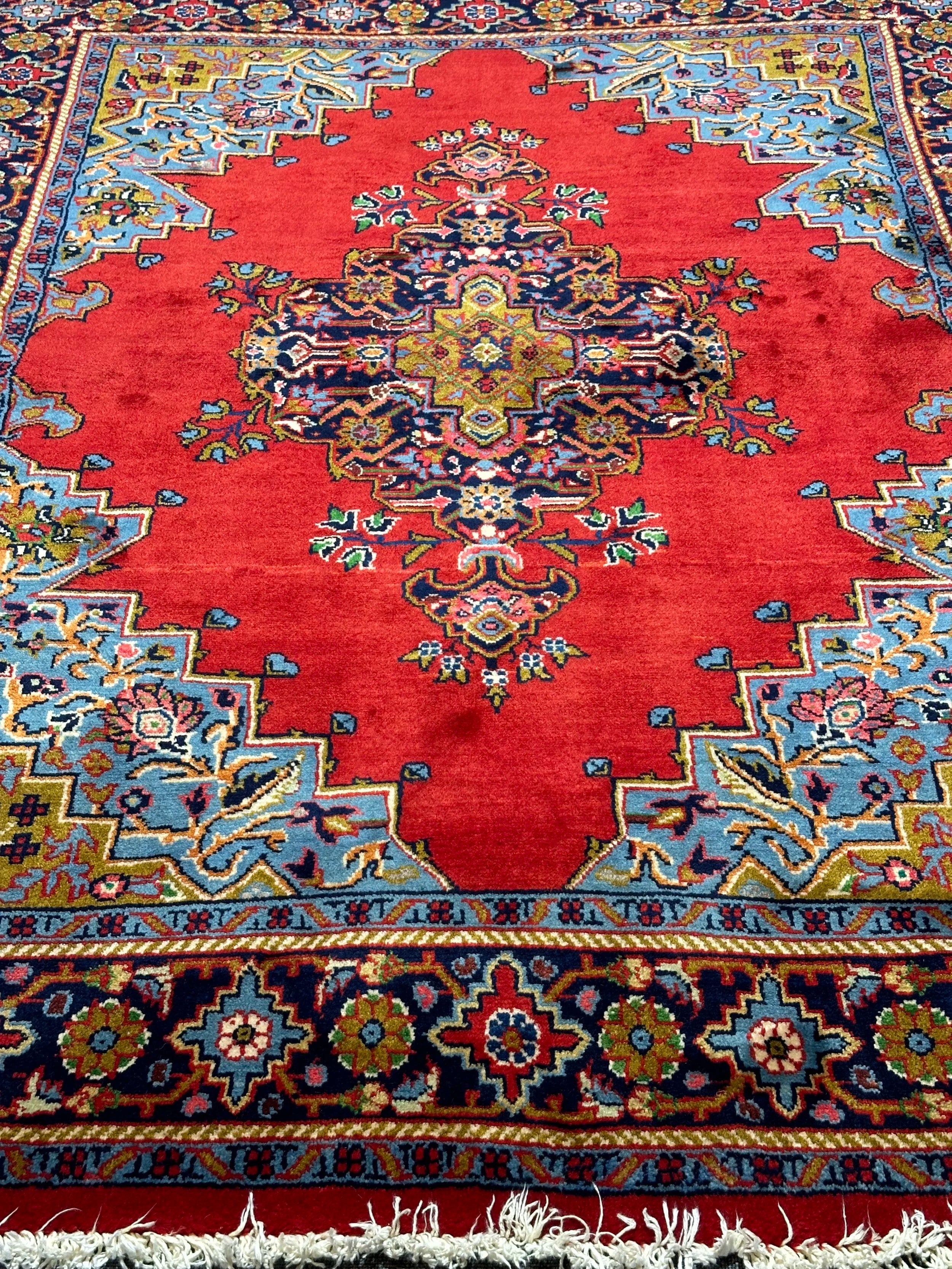 Persian Mahal 205x158cmPure wool pile Rug Hand Knotted