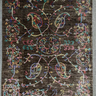 Chob Rang Afghan Modern Hand Knotted Rug 250x169cm