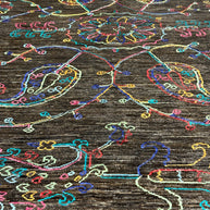 Chob Rang Afghan Modern Hand Knotted Rug 250x169cm