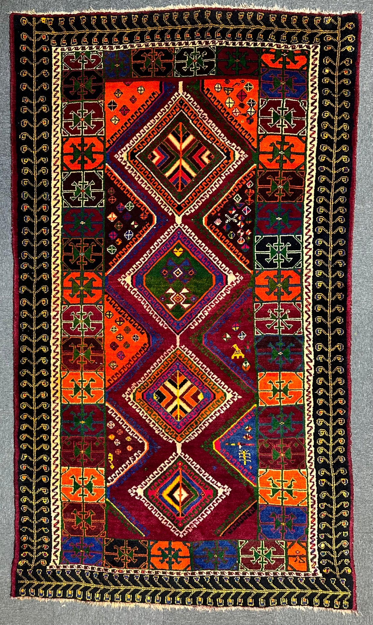 Persian Shiraz piece of Art of colour and weaving combination