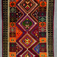 Persian Shiraz piece of Art of colour and weaving combination