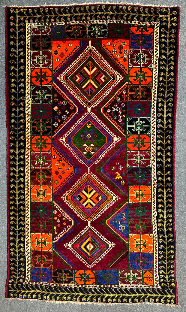 Persian Shiraz piece of Art of colour and weaving combination