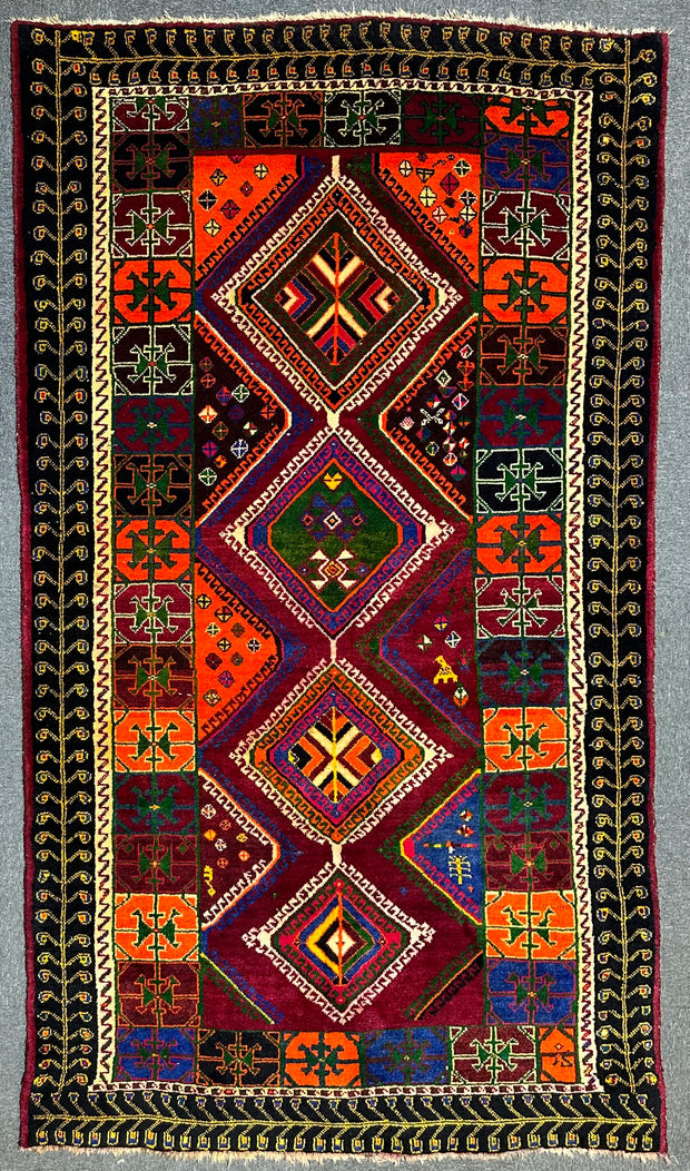 Persian Shiraz piece of Art of colour and weaving combination