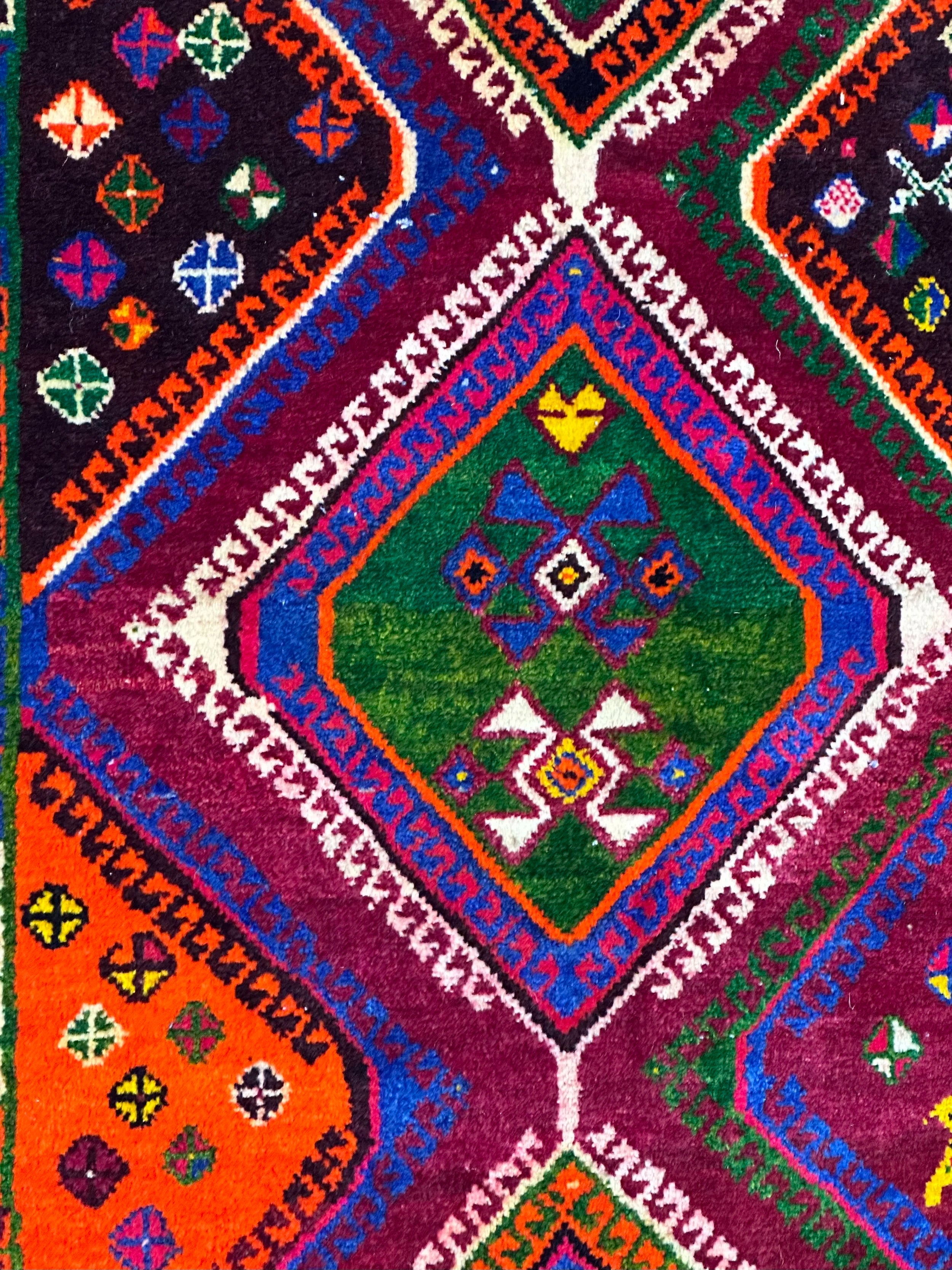 Persian Shiraz piece of Art of colour and weaving combination