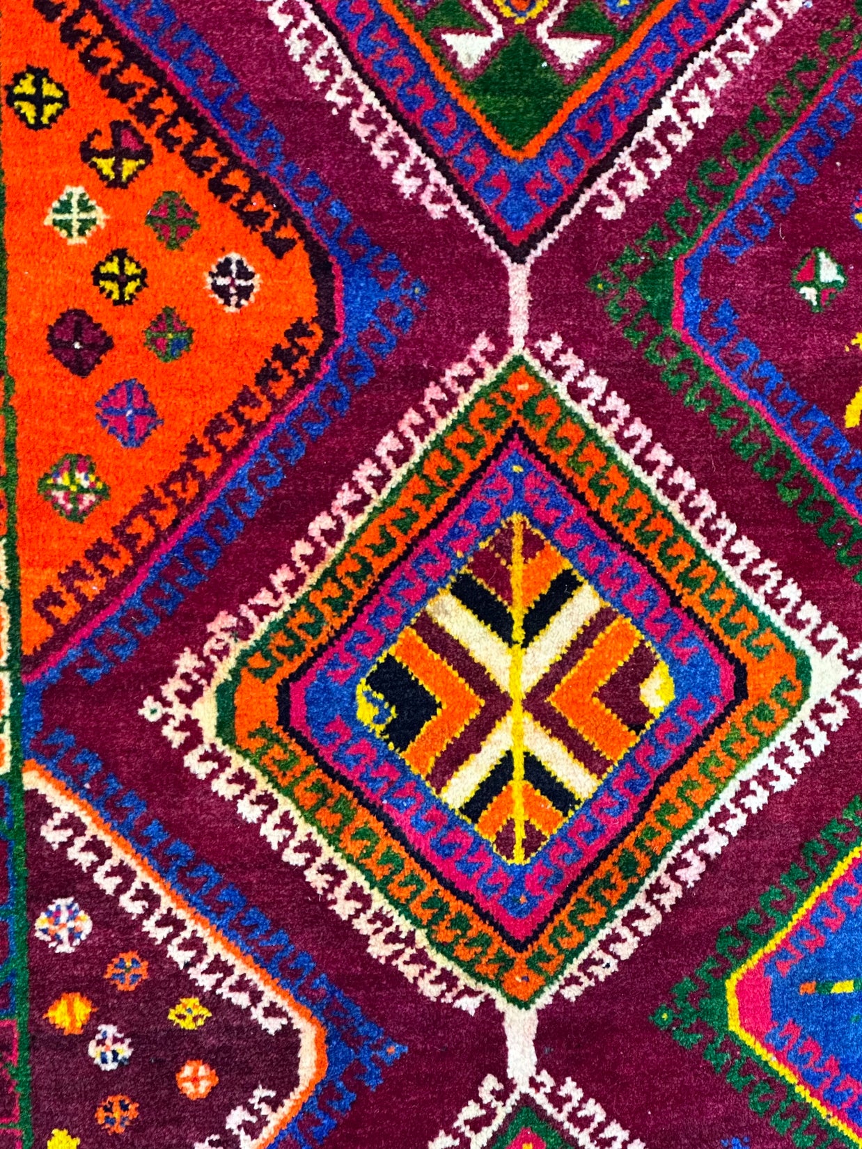 Persian Shiraz piece of Art of colour and weaving combination