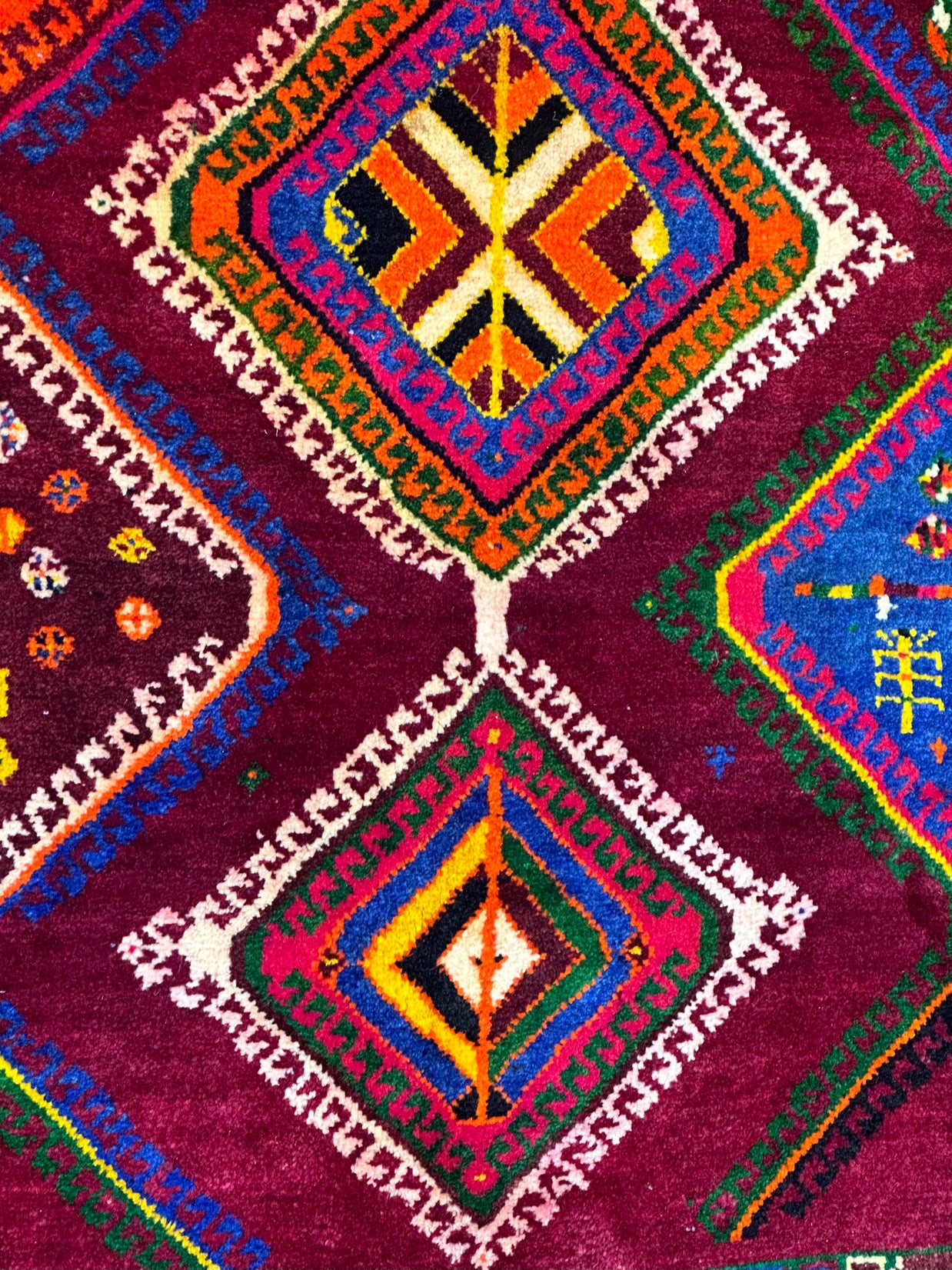 Persian Shiraz piece of Art of colour and weaving combination