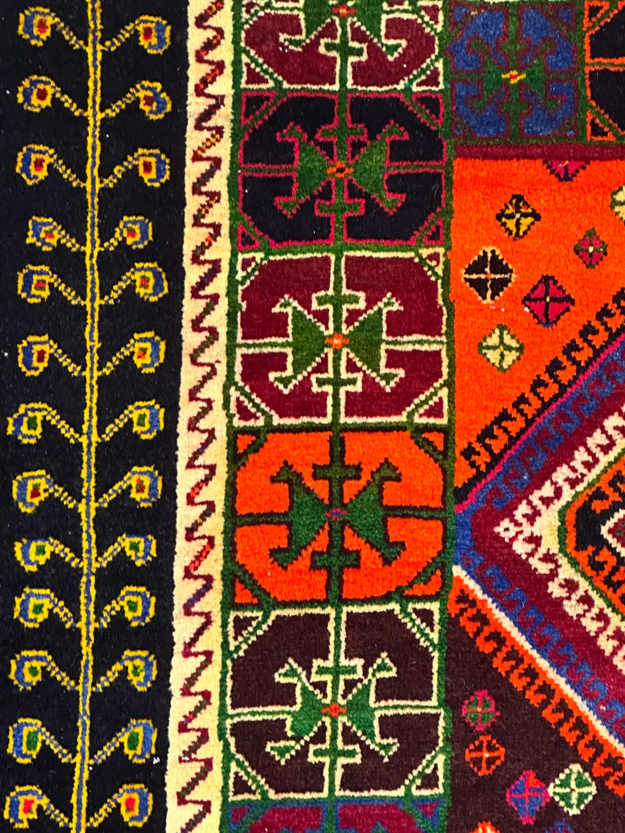 Persian Shiraz piece of Art of colour and weaving combination