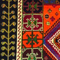 Persian Shiraz piece of Art of colour and weaving combination