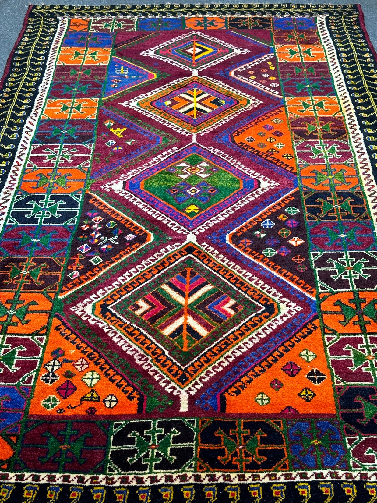 Persian Shiraz piece of Art of colour and weaving combination