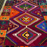 Persian Shiraz piece of Art of colour and weaving combination