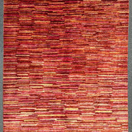 Afghan Gabbeh Natural Dye Wool Handmade Rug 242x165cm