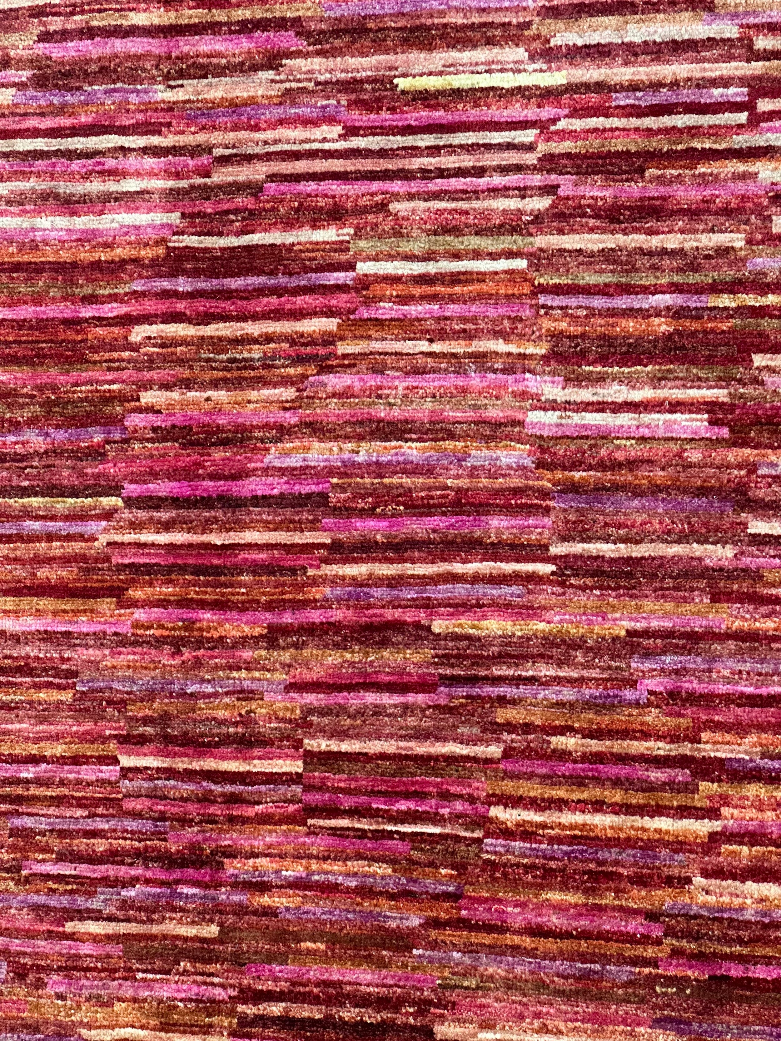 Afghan Gabbeh Natural Dye Wool Handmade Rug 242x165cm