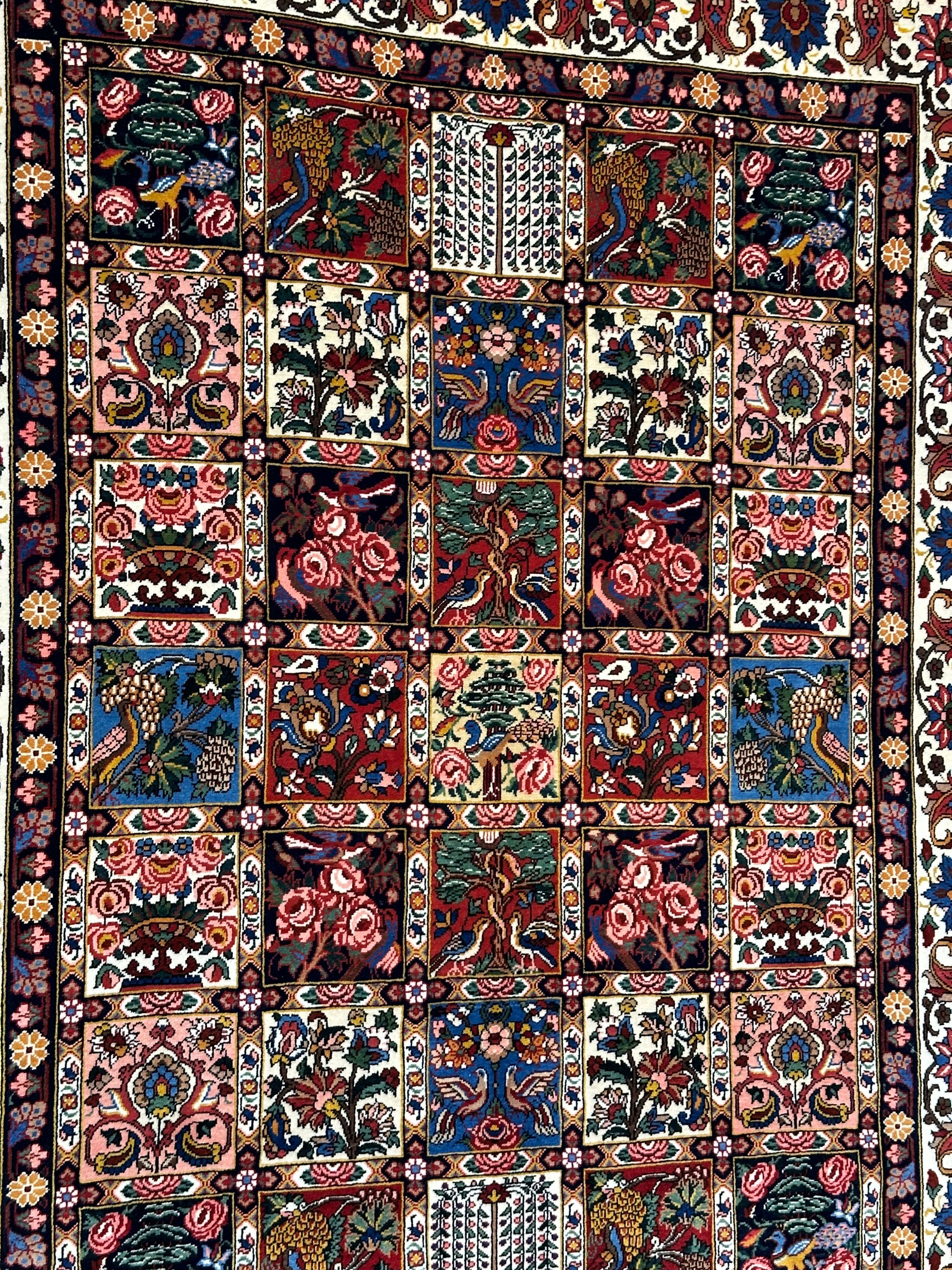 Persian Garden Design Bakhtiar Rug 225x 168