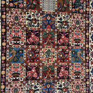 Persian Garden Design Bakhtiar Rug 225x 168