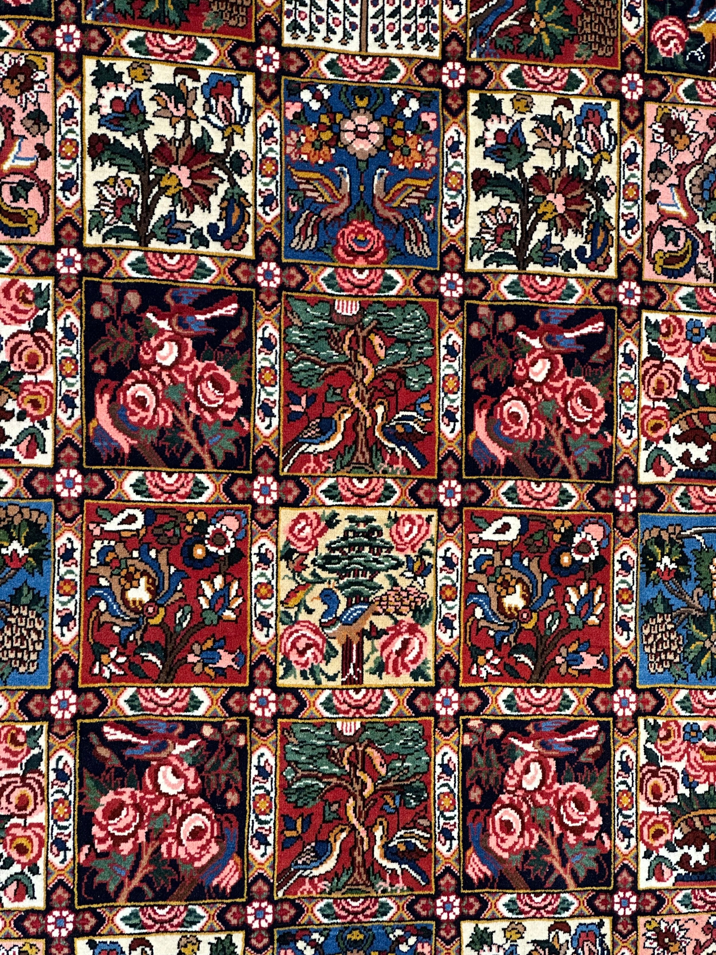 Persian Garden Design Bakhtiar Rug 225x 168