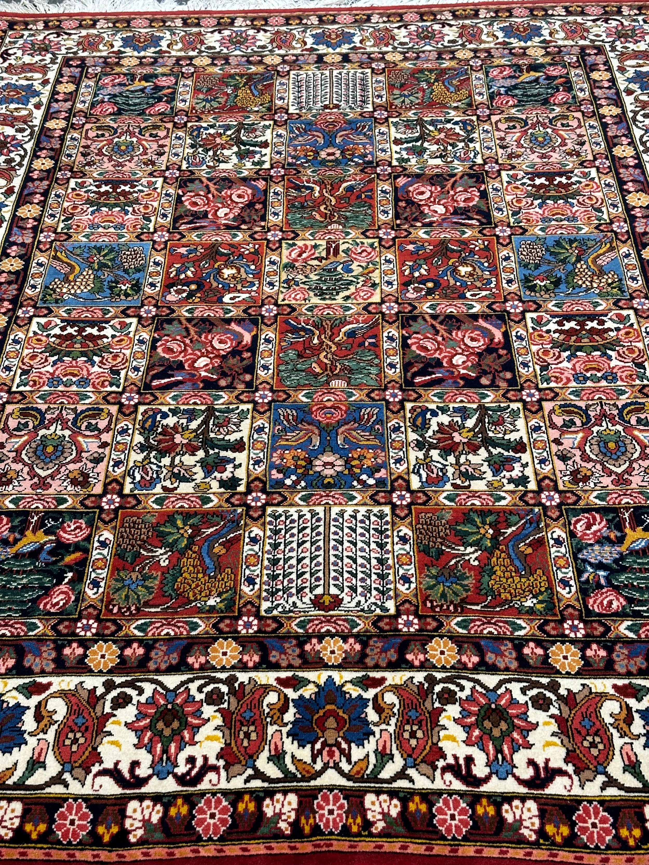 Persian Garden Design Bakhtiar Rug 225x 168