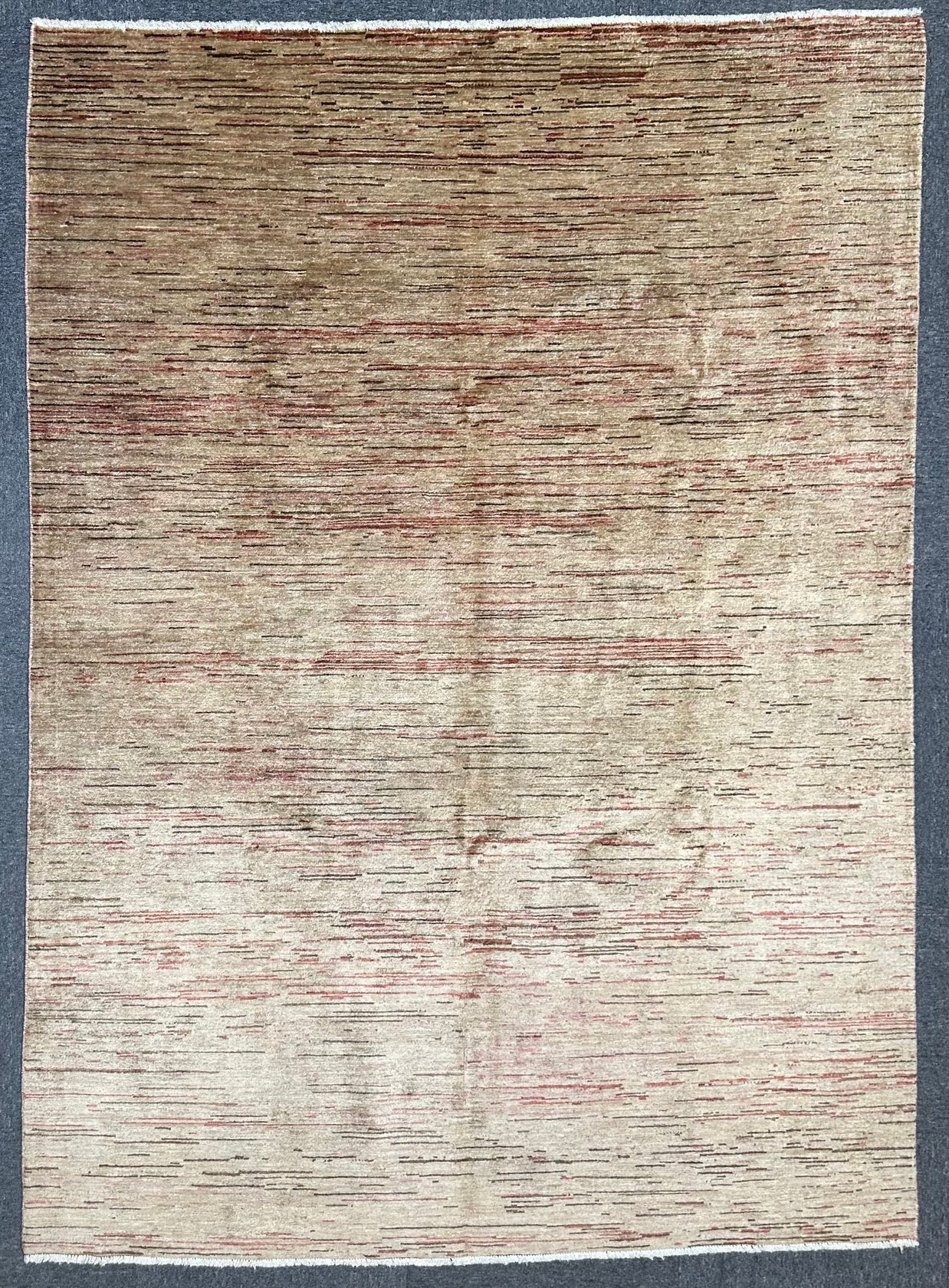 Afghan Gabbeh Natural Colour Hand Knotted Wool Rug 225x162