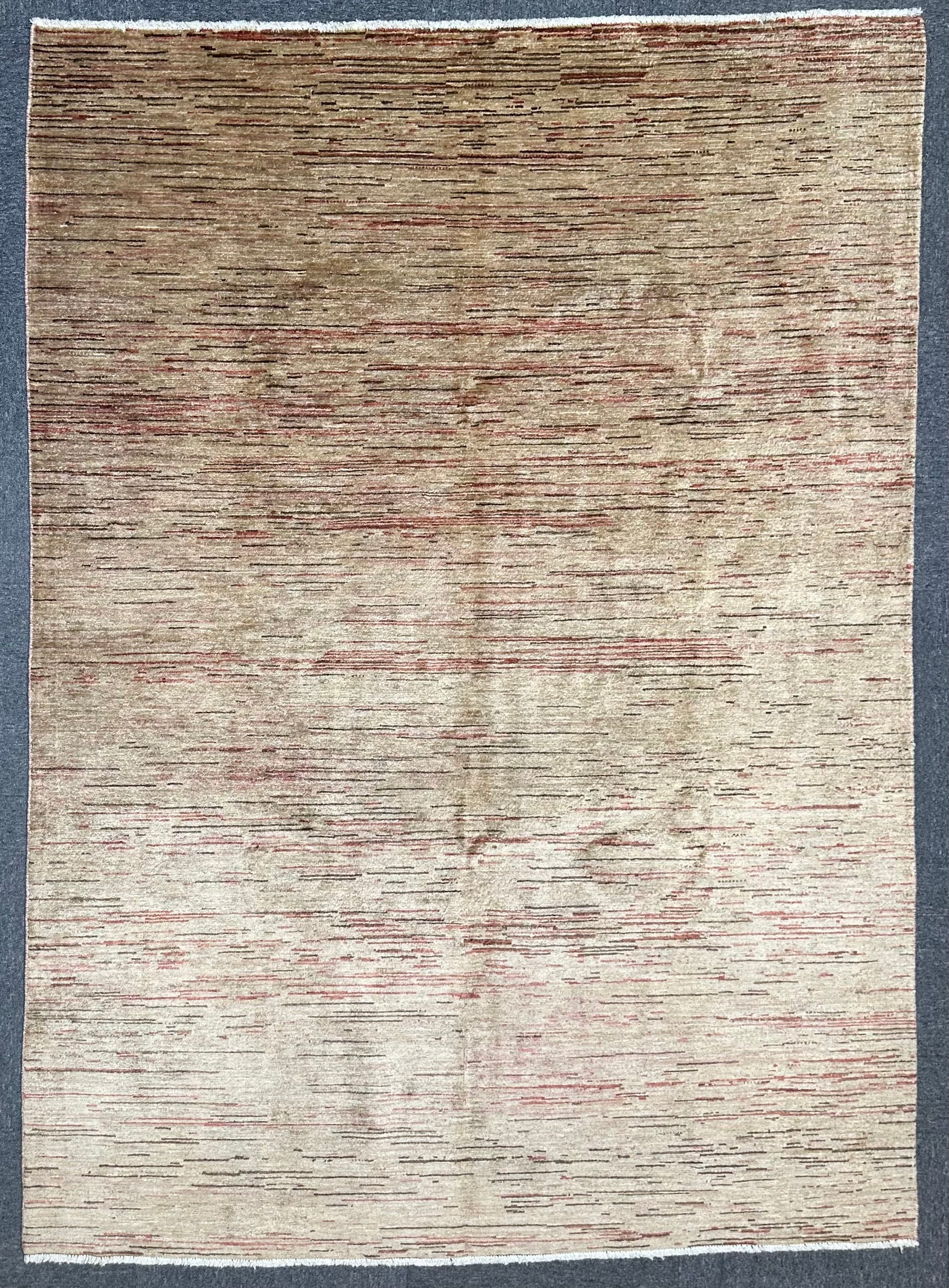 Afghan Gabbeh Natural Colour Hand Knotted Wool Rug 225x162