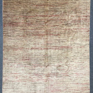 Afghan Gabbeh Natural Colour Hand Knotted Wool Rug 225x162