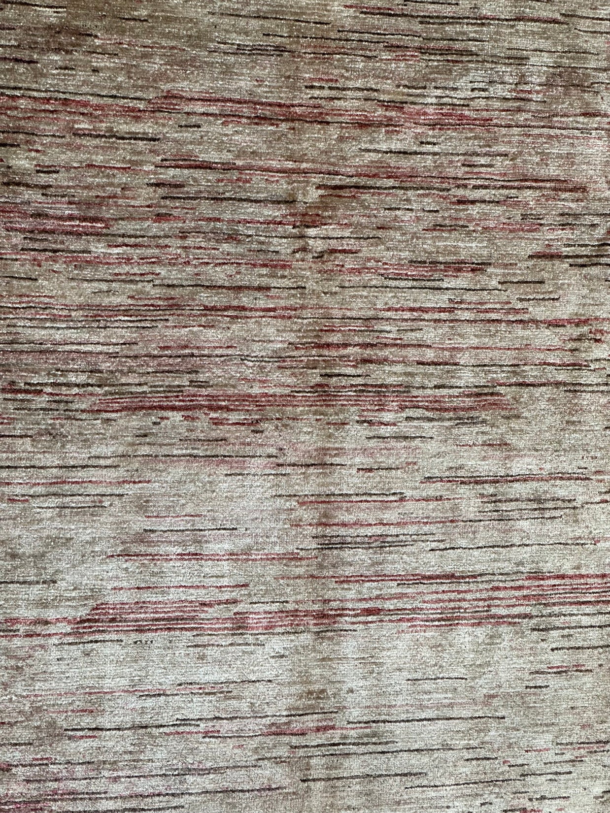 Afghan Gabbeh Natural Colour Hand Knotted Wool Rug 225x162