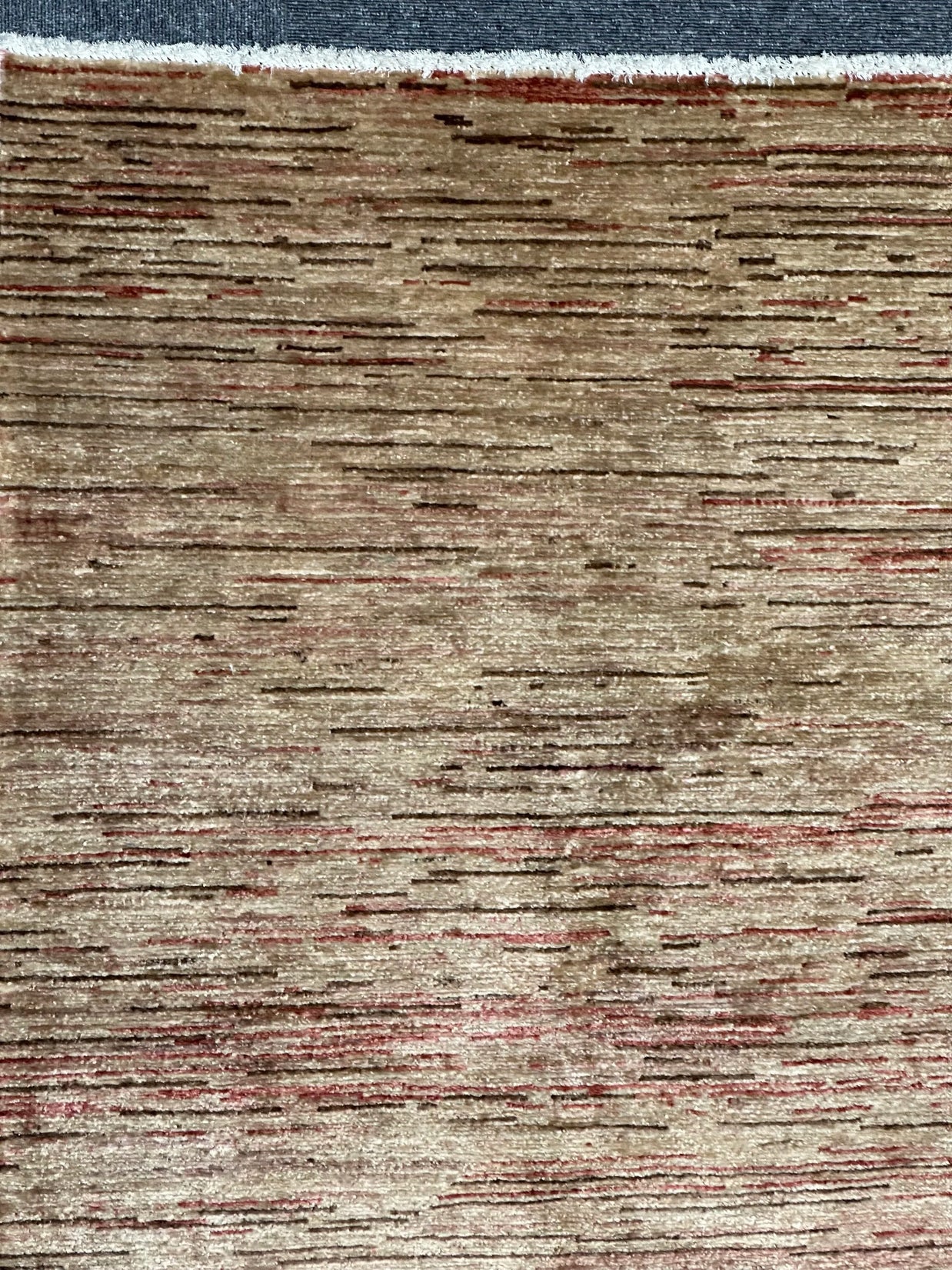 Afghan Gabbeh Natural Colour Hand Knotted Wool Rug 225x162