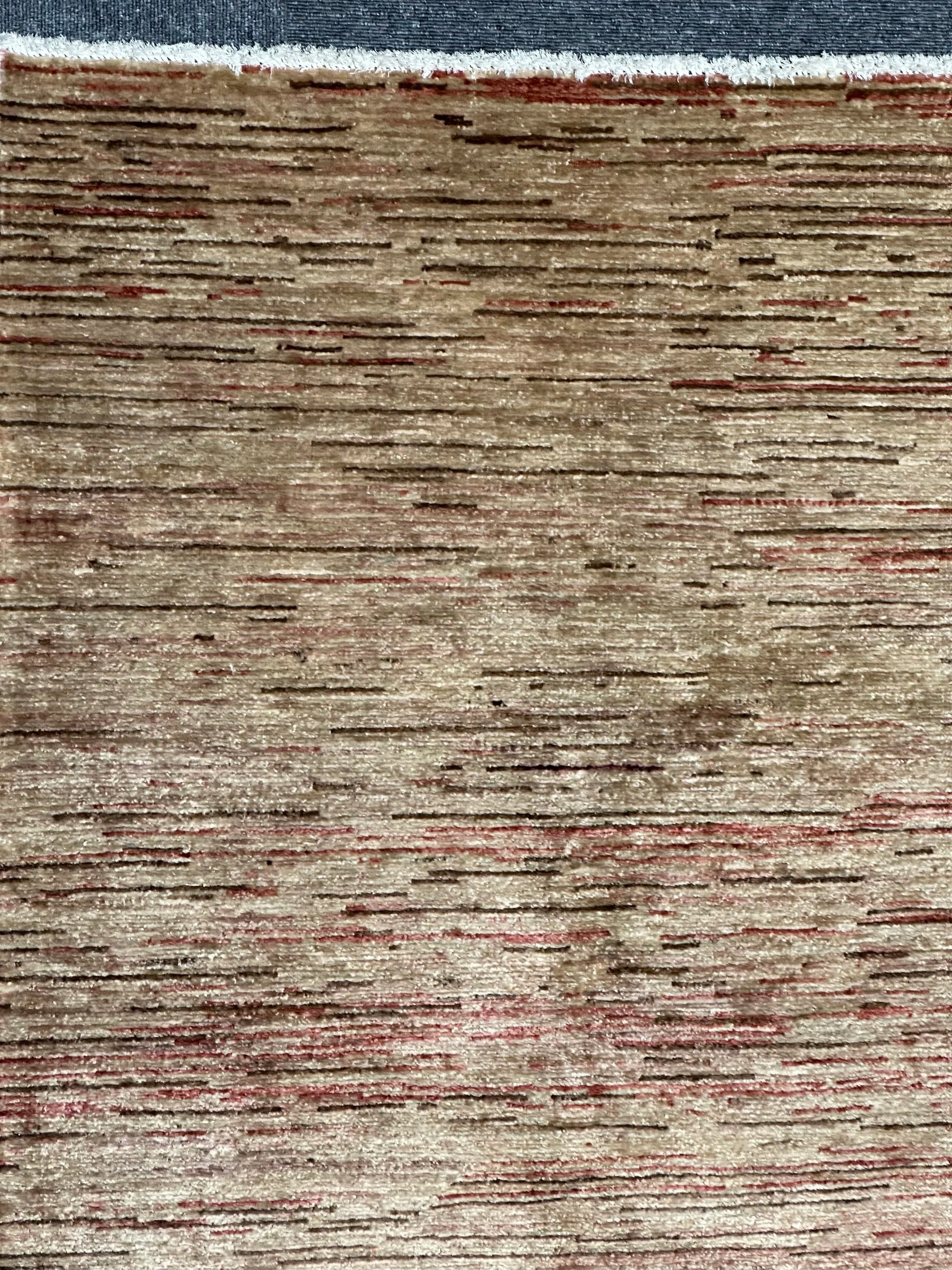 Afghan Gabbeh Natural Colour Hand Knotted Wool Rug 225x162