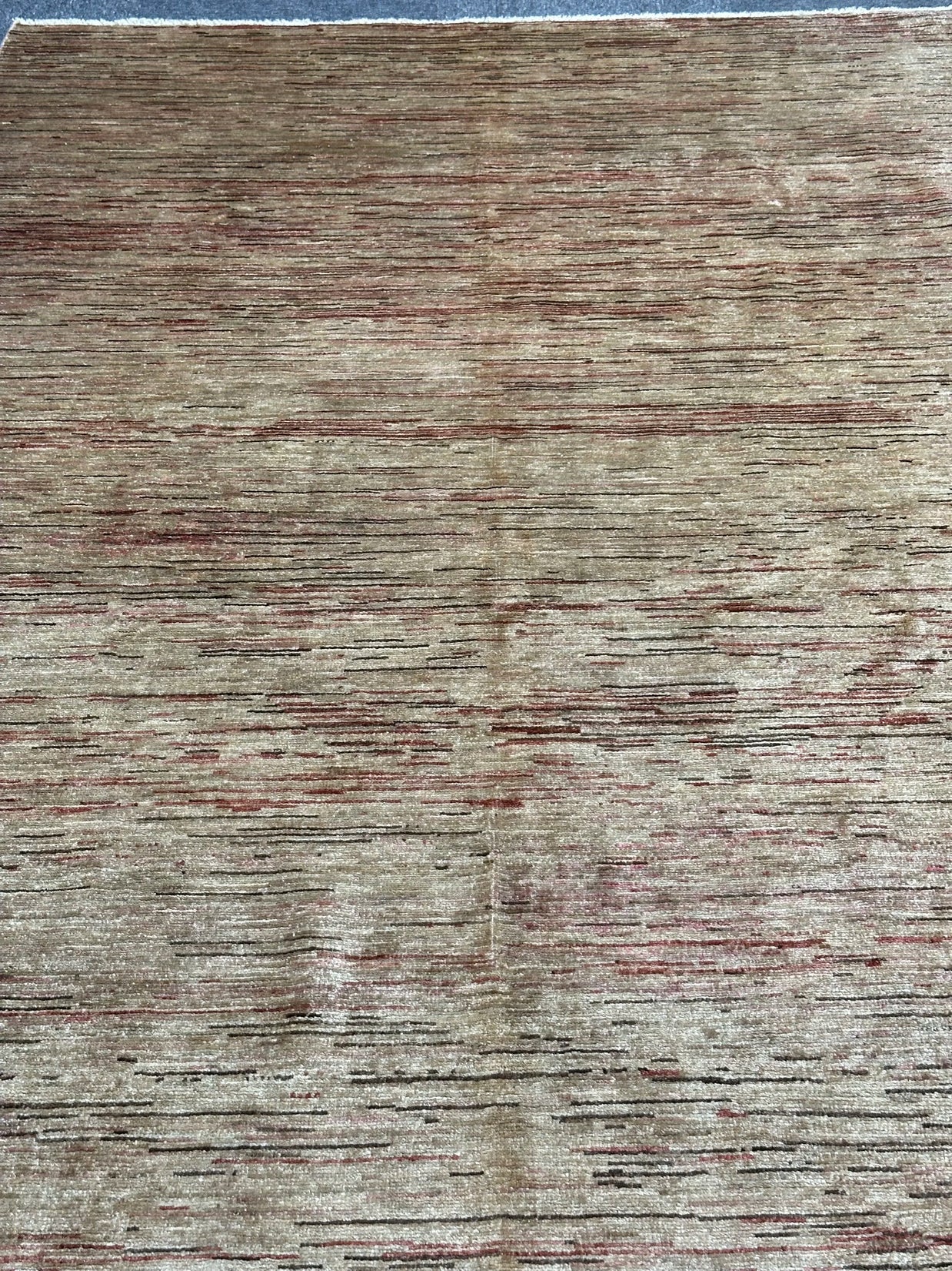 Afghan Gabbeh Natural Colour Hand Knotted Wool Rug 225x162