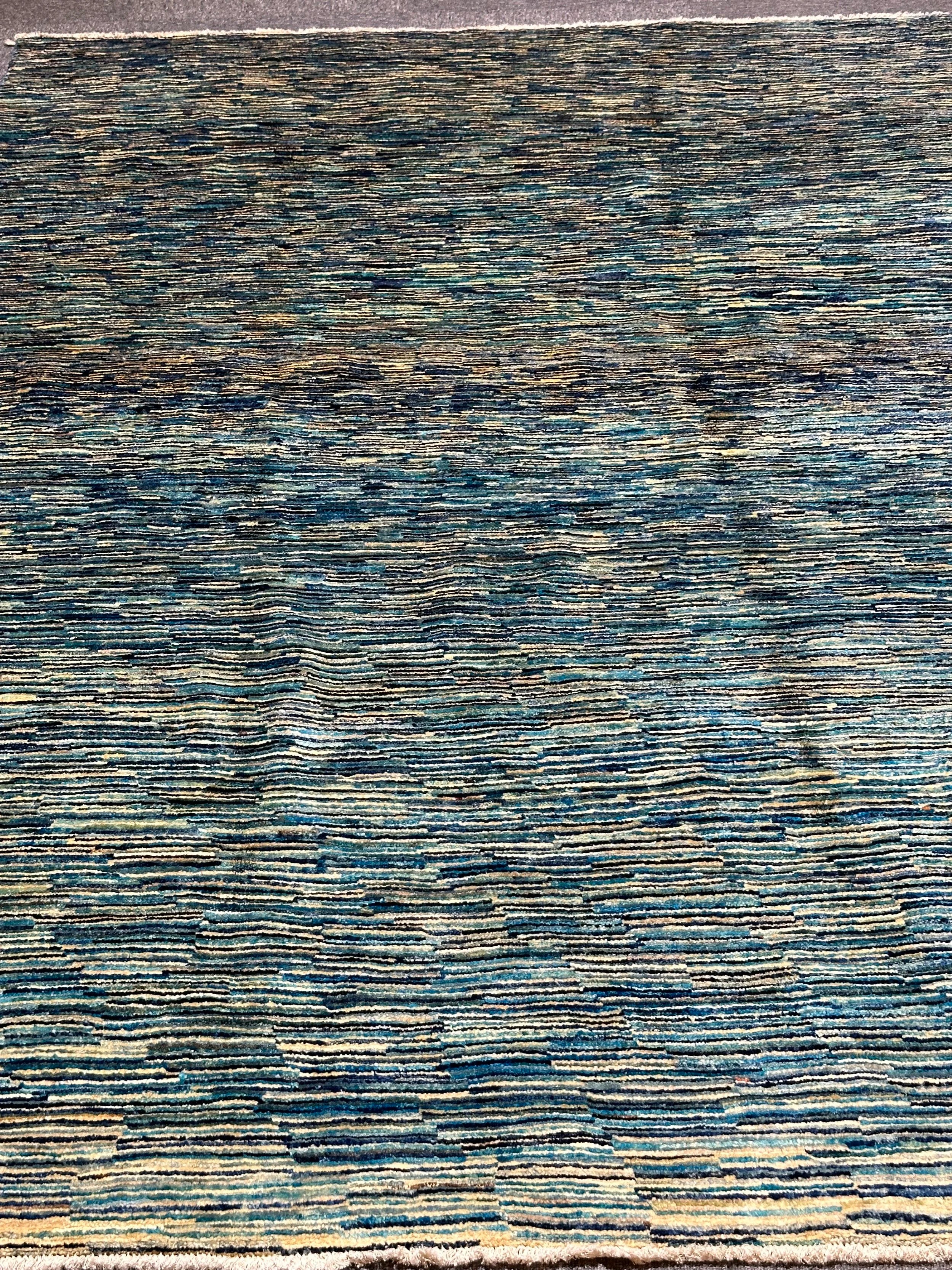 Afghan Gabbeh Natural Dye Pure Wool Pile 237x169cm