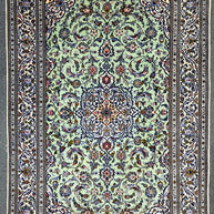 Persian Kashan Pure Wool pile Hand Knotted Rug 247x157cm