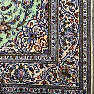 Persian Kashan Pure Wool pile Hand Knotted Rug 247x157cm