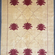 Modern Afghan Handmade Wool pile Rug 240x173cm
