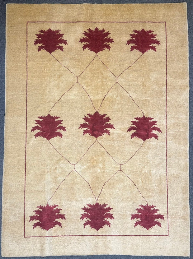 Modern Afghan Handmade Wool pile Rug 240x173cm