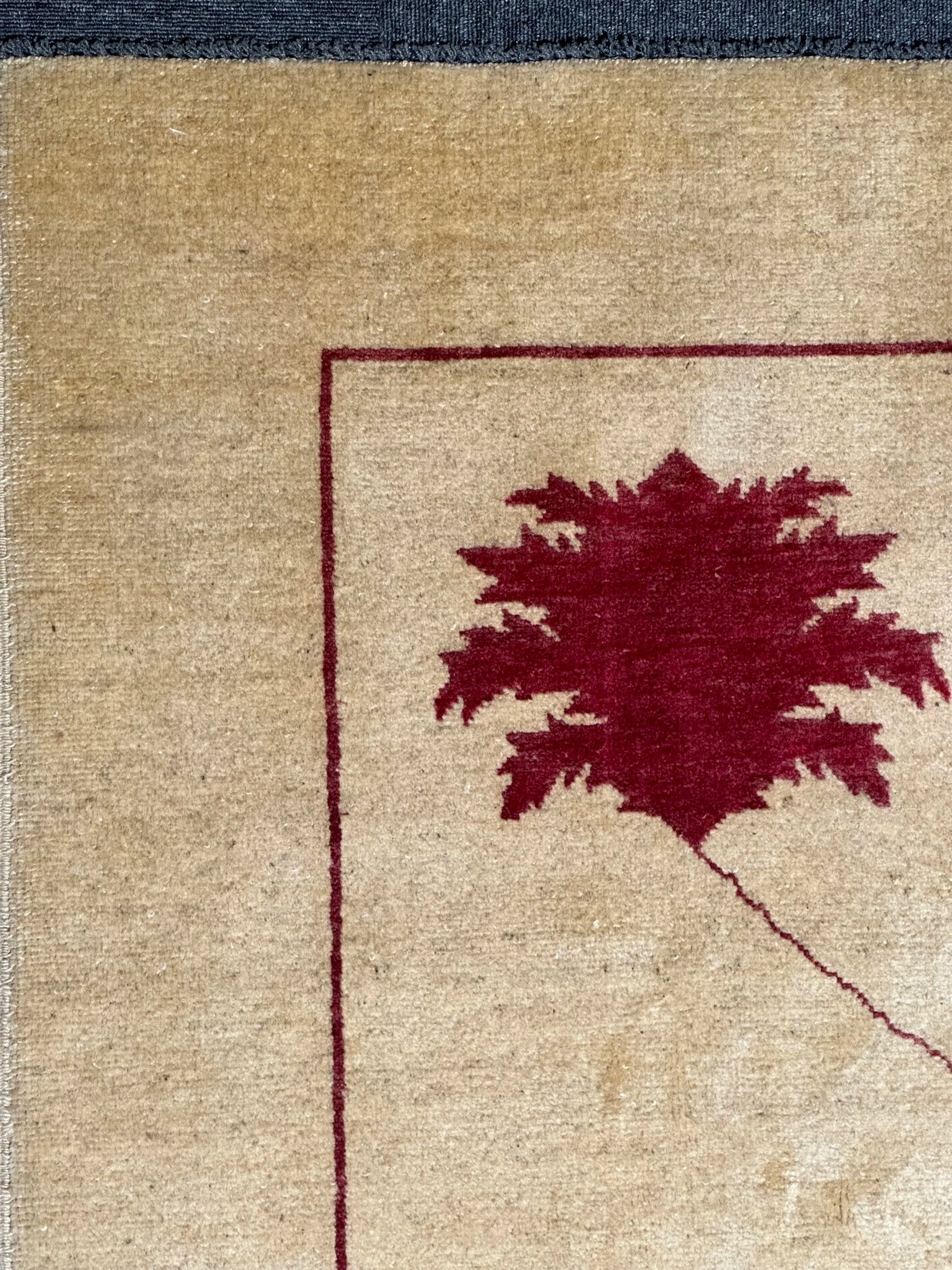 Modern Afghan Handmade Wool pile Rug 240x173cm