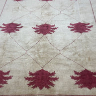 Modern Afghan Handmade Wool pile Rug 240x173cm