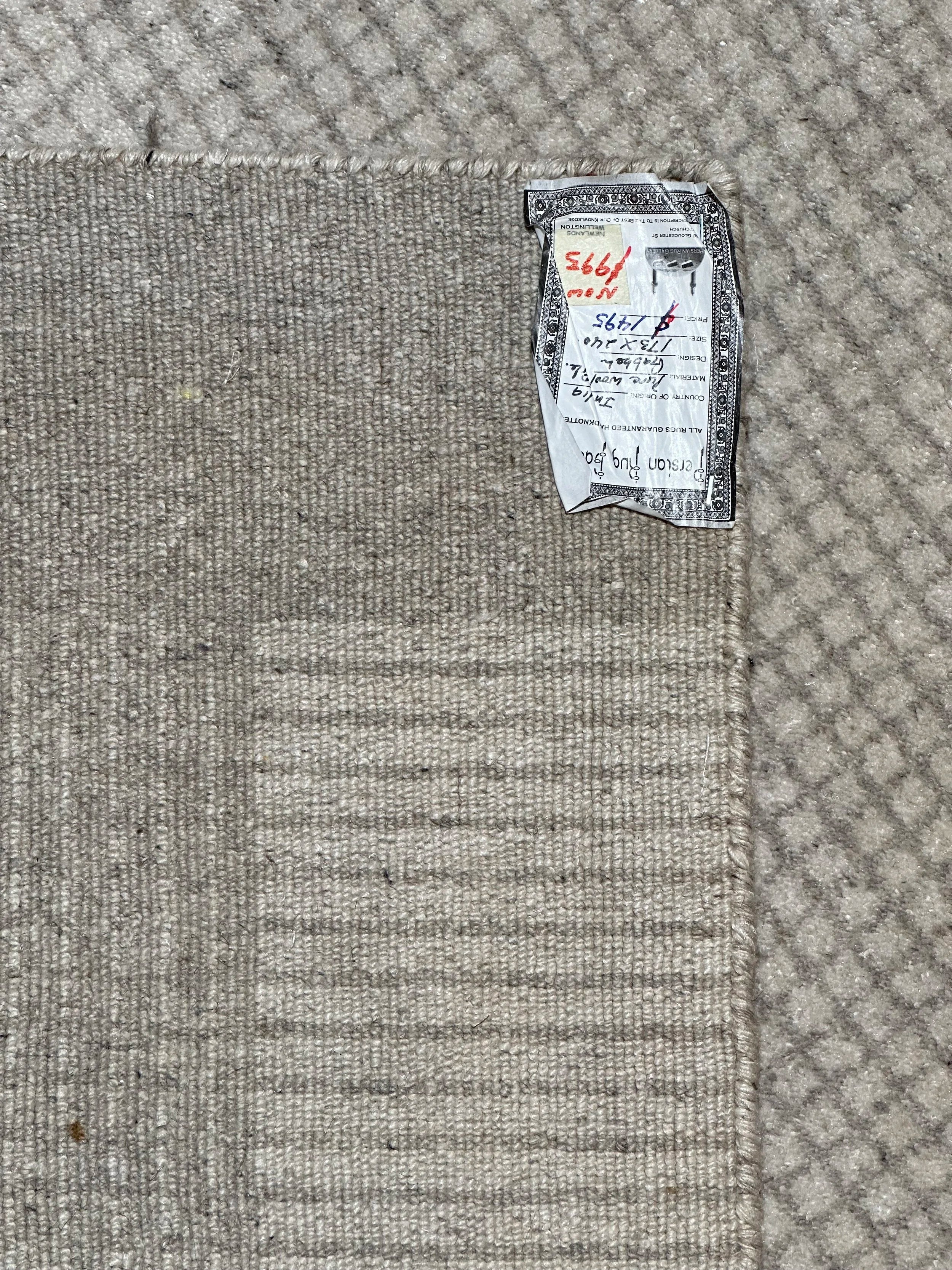 Indian Gabbeh Handmade Wool & viscous Pile 240x173cm