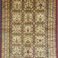 Afghan Chob Rang finally woven hand knotted Rug 247x170cm