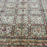 Afghan Chob Rang finally woven hand knotted Rug 247x170cm
