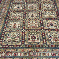 Afghan Chob Rang finally woven hand knotted Rug 247x170cm